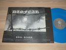 Disfear BLUE VINYL LP - Soul Scars / 1995 SWEDEN DISTLP13 PRESS in MINT