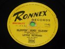 LITTLE RICHARD : Slippin' and slidin' / Long Tall Sally - 1957 Belgium 78rpm 215