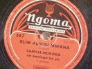 CONGO 78 RPM NGOMA 587 CAMILLE MOKOKO KLIM ABISI MWANA HEAR