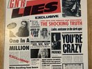 Guns N' Roses - Lies Vinyl LP 1988 GNR GHS 24198 UNCENSORED Sterling Orig EX