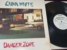 RARE 1981 CHINA WHITE DANGER ZONE EX 1ST PRESS FRONTIER 1005 PUNK HARDCORE KBD