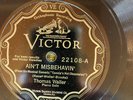 Victor 22108 Fats Waller AIN'T MISBEHAVIN' 78 rpm N- 1929 store stock JAZZ piano