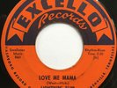 LIGHTNIN SLIM Love Me Mama/I'm a Rollin Stone EXCELLO BLUES 45 *hear*
