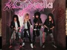 Cinderella Band Signed Night Songs Lp Vinyl Record Cover 1986 1st U.S. pressing