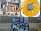 None More Black - File Under Black Vinyl LP Orange Swirl Marble /537 New