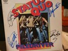 Status Quo - Piledriver. Signed by all 4 members. Excellent cond. Sleeve only.