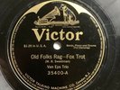 FRED VAN EPS TRIO - ‘OLD FOLKS RAG’ 1914 12” VICTOR, WILBUR SWEATMAN RAG