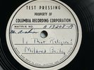 MILDRED BAILEY & DORSEY BROTHERS ORCH ‘IS THAT RELIGION?’ SHELLAC TEST PRESSING'