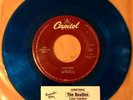 THE BEATLES  Something / Come Together   CAPITOL 30TH ANNIVERSARY BLUE VINYL NM
