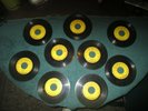 SUN RECORDS (45 RPM) JOHNNY CASH LOT(9)price reduced