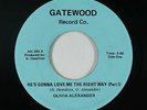 Sweet Soul 45 - Olivia Alexander - He's Gonna Love Me - Gatewood - VG+ mp3