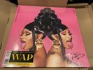 Cardi B WAP Limited Edition Gold Vinyl LP Megan Thee Stallion in hand