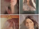 4 X EMMYLOU HARRIS ALBUMS VINYL RECORDS LUCKY LINER PIECE OF THE SKY EVANGELINE