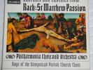 SAX 2525 COLUMBIA B/S KLEMPERER BACH CHORUSES CHORALES ST MATTHEW PASSION EX