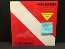 VAN HALEN / *RARE GOLD FOIL PROMO STAMPED LP* / DIVER DOWN / HYPE / (VG+) (VG++)