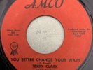 Terry Clark-You Better Change Your Way TWIN-RARE NM OK TEEN ROCKABILLY 45
