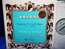 @COLUMBIA SAX 2362 *BLUE/SILVER* KLEMPERER* BRAHMS SYMPHONY NO.2* PHILHARMONIA
