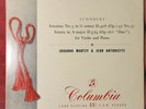 JOHANNA MARTZY' SCHUBERT. SONATAS FOR VIOLIN AND PIANO. NO.3 , DUO' 1ST .SUPERB