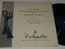 Columbia  33cx 1287 Johanna Martzy Bach Unaccompanied Violin Sonatas 1N/3N ED1