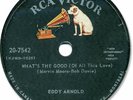 Rare1959 EDDY ARNOLD Country Rock 78 RPM Record. What’s the Good/ Tennessee Stud