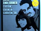 IKE & TINA TURNER CUSSIN',CRYIN' & CARRYIN' ON RARE ORIG'69 WHITE LABEL PROMO LP