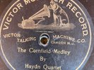Victor Monarch 125 Haydn Quartet  CORNFIELD MEDLEY 78 rpm rare 1902 V
