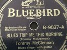 Tommy McClennan - Bluebird 78 rpm - Blues Trip Me This Morning/Bluebird Blues