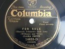 78 RPM CLARA SMITH - Blues - For sale - You dirty dog -  COLUMBIA 14633