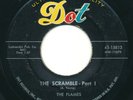 R&B 45 - FLAMES The Scramble DOT Garage Sax Rocker HEAR