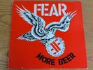 FEAR More Beer LP Restless Records 1985 Punk Hardcore Vinyl