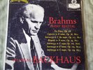 Brahms Piano Recital Wilhelm Backhaus London Vinyl LP CS 6021