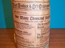 341m.  Sears and Roebuck Empty Brown Wax Cylinder Box