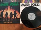 Overkill Feel the Fire LP 1985 Megaforce Records MRI 1469