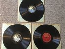 3 ENRICO CARUSO 78rpm OPERA DISC COMPANY VICTROLA RECORDS PAGLIACCI MAMMA MIA