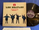 LES BEATLES HELP OSX 230 BLUE LABEL ODEON ORIGINAL FRANCE LP EXC+