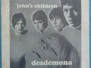 JOHNS CHILDREN / MARC BOLAN. DESDEMONA. TRACK RECORDS 1967 ORIGINAL PIC SLEEVE