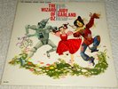 THE WIZARD OF OZ Soundtrack w Judy Garland MCA 39046 Great Graphics 1985 Vintage