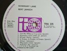 Bert Jansch LP Rosemary Lane UK Transatlantic 1st Press NICE VINYL