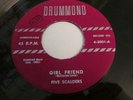 THE FIVE SCALDERS LEGENDARY DETROIT DOO WOP 45 DRUMMOND LBL GIRL FRIEND /WILLOW