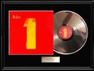 THE BEATLES NUMBER ONES WHITE GOLD SILVER PLATINUM TONE RECORD LP ALBUM NON RIAA