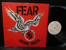 Fear ?– More Beer, Restless Records ?72039-1, VG+/VG++, 1985