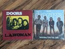 THE DOORS VINYL VINTAGE LP CLASSIC ROCK RECORD L.A. WOMAN, WAITING FOR THE SUN