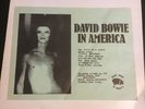 David Bowie In America Trade Mark Of Quality Tmq 71062 Very Rare Collectible Lp