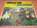THELONIOUS MONK Plays Ellington LP early pressing JAZZ deep groove RIVERSIDE