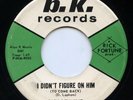 HEAR - Rare Teen 45 - Dick Dewayne - I Didn't Figure On Him - b.k. # 601