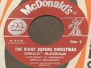 RONALD McDONALD The Night Before Christmas part 1&2 VG++ wol
