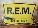 R.E.M. Out Of Time RARE 1991 ORIGINAL 1st PRESS VINYL LP +INNER, OOP REM Monster