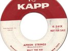 BILLY THE KID 45 APRON STRINGS / I HARDLY KNOW ME Rockabilly X2 Promo VG