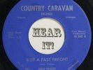Crude Lofi Detroit MI Hillbilly Bop 45 DALE FRALEY Ride A Fast COUNTRY CARAVAN