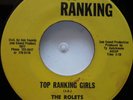 45 / REGGAE / THE ROLETS / TOP RANKING GIRLS / TOP RANKING / LISTEN